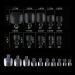 100 Pieces Acrylic Full Cover Toenail Tips - Wrong Toenail Solutions for Perfect Pedicures | International Shipping - Buy Online on SooperMarket.com