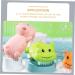 GAFOKI Baby Shampoo Brush - Infant Bath Body Scalp Teasing Massage Scrubber | Kids Shower Massager - Pink 10x6cm - Buy Online on SooperMarket.com