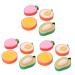 NOLITOY 12 Pcs Body Wash Sponge Shower Sponge Pad Mini Couch Dollhouse Bath Sponge for Kids Wooden Snowman Cute Shower Sponge Shower Body Sponge Exfoliating Pad Bath Ball Child Take a Bath