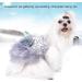 Elegant Gray Sequin Dog Dress - Small Pet Tutu Costume for Weddings & Special Occasions - Buy Online on SooperMarket.com