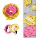 NashaFeiLi Pet Recovery Collar Elizabethan Small Animal Hamster Collar Cone Adjustable Comfy Collar for Hamster Chinchilla Small Pet (S Yellow) S Yellow - Buy Online on SooperMarket.com