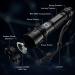 BERCOL Rechargeable LED Flashlight | 100000 Lumens Super Bright | Waterproof and 5 Modes | Ideal for Emergencies and Hiking | Black - Buy Online on SooperMarket.com