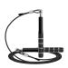 Jump Rope, Wastou Speed Jumping Rope for Training Fitness Exercise, Adjustable Adults Workout Skipping Rope for Men, Women, Kids, Girls Black