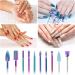 10 Pieces Nail Drill Bits Set Electric Nail Drill Kit Diamond Cuticle Drill Bits Acrylic Nail File Bits Nail Art Tools for Manicure Pedicure Home Salon Use - Buy Online on SooperMarket.com