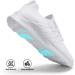 Buy ZDFQLGV Women's White Sports Shoes - Comfortable Slip-On Tennis Running & Hiking Footwear | Light & Breathable Fitness Shoes - EU 38 - Buy Online on SooperMarket.com