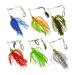 Bass Spinner Baits,6 Pcs Fishing Lures Spinner Baits,Spinner Baits for Bass Fishing,Trout Salmon Hard Metal Spinnerbaits by Free Fisher