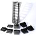Wahl Plastic Comb Attachments Set of 8 for Multi Cut Clippers - Durable, Easy to Organize, Black - Buy Online on SooperMarket.com