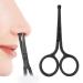 Premium Nose Hair Scissors - Rounded Tip Beard & Eyebrow Trimmer for Men | Facial Grooming Tools - Buy Online on SooperMarket.com