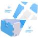 HAPINARY 1pc Hamster Toilet Trash Can Chinchilla Toilet Hamster Litter Toilet Small Pet Supply PVC 15x10cm Blue - Buy Online on SooperMarket.com