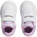adidas Kids Hoops Mid 2.0 Fitness Shoes - Child 3 UK - White/Lilac/Violet - Buy Online on SooperMarket.com