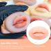 3D Silicone Lip Practice Skin - Fake Piercing Lip Model for Makeup Training | International Shipping Available - Buy Online on SooperMarket.com