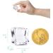 DomeStar Clear Fake Ice Cubes 20 PCS - Acrylic Diamond Crystals for Summer Home Decoration and Wedding Centerpieces - Buy Online on SooperMarket.com