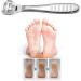 Foot Care Tool Kit with Foot Scrubber Scraper Foot Care Tools for Perfect Foot Care and Pedicure Foot Rasp Kit for Dead Hard Skin - Buy Online on SooperMarket.com