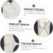 Healeved 10pcs Washable Menstrual Cloth Panties - Ultra Thin Menstrual Panty Liners for Women - White Cotton Napkin Bamboo Fabric Tape - Buy Online on SooperMarket.com