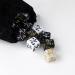 48 Pcs Glitter Sparkle MTG Dice Counters Token Set in Black & White - Loyalty & Starry Marble D6 Cube for CCG MTG Card Gaming - Buy Online on SooperMarket.com