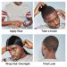 3pcs Silky Durag & Wave Brush Set for Men - 360 Curved Medium/Hard Hair Brushes - Buy Online on SooperMarket.com