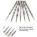 Attachment Bits Diamond Sand Abrasives Electric Manicure Cup Grinder Bits for Nail Cutters Nail Art Manicure Drill Accessories for Nail Cutters(#3) - Buy Online on SooperMarket.com