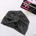 Mulberry Silk Hair Wrap for Sleeping | Double-Sided Sleep Cap | Silk Bonnet for Curly Hair | Black - Buy Online on SooperMarket.com