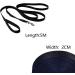 Dog Training Lead Leash 5m/32ft Long Dog Recall Lead Long Line for Dog Tracking Training Long Lead Leash for Pet Recall Obedience (Black) 5m Black - Buy Online on SooperMarket.com