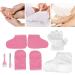 Paraffin Wax Bath Liners Wax Hand Foot Liners Paraffin Pink Flannel Keep Warm Disposable Gloves Wax Mitts Foot Set - Buy Online on SooperMarket.com