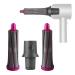 1 Pair 1.2in Short Curling Barrels with Adapter For Dyson Supersonic Hair Dryer Curling Attachment Left & Right Volume and Shape Curling Hair Tool for Medium-length Short Hair