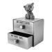 Mogoko Silver Baby First Tooth and Curl Keepsake Box Set - Gender Neutral Kids Teeth Fairy Holder - Buy Online on SooperMarket.com
