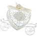 Lodokdre Metal Carriage Gift Box Gift Box Decoration - champagne + white - Buy Online on SooperMarket.com