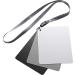Insignia - White Balance Gray Card Kit (3-Count) - White/Gray/Black
