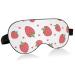 Haskirky Light Blocking Eye Mask Breathable and Adjustable Adult Men and Women Travel on Business Trips Yoga Meditation Light Smooth Comfortable Eye Mask Office Deep Sleep Goodies Cute Heart Red St
