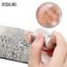 Clear Nail Stamp Heads & Scrapers Set - Soft Silicone DIY Nail Art Kit (Silver) for International Shipping - Buy Online on SooperMarket.com