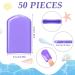 Tanning Finger Tips - 50 Pcs UV Protection Nail Protectors for Gel Nail Remover Caps & Tanning Beds - Purple Finger Sleeves - Buy Online on SooperMarket.com