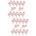 Warmhm 48 Pcs Candy Paper Decorative Lollipop Decorations Lollipop Party Accessories Lollipop Paper Package DIY Lollipop Flamingo Lollipop Decor Paper Lollipop Decor Pink Pineapple Hawaii