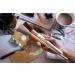 Silver Brush Limited 8036MD Silver Jumbo Landscape Oval Brush - Medium Size, Short Handle for Large Murals, Easel Painting, and Furniture - Buy Online on SooperMarket.com