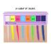 Paminify 2 Packs Water Activated Eyeliner Palette - UV Glow Fluorescent Eye Liner Set, 16 Neon Colors - Graphic Makeup for Black Light Parties - Buy Online on SooperMarket.com