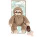 Bearington Baby Lil' Speedy Plush Sloth Pacifier Holder  7.5 Inch Lil' Speedy Bunny 7.5 Inch (Pack of 1)