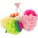 8 Pcs Mesh Sponge Shower Ball Soft Bath Pouf for Luxurious Cleansing | International Shipping Available - Buy Online on SooperMarket.com