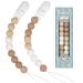 Kowlone Dummy Clips Boys Girls Soother Pacifier Chain Holder for Baby Unisex Newborn Dummies B:Beige Oatmeal
