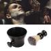 Premium Shaving Brush & Bowl Set | Soft Synthetic Bristles for Men's Grooming | Ideal for Barbers & Home Use - Buy Online on SooperMarket.com