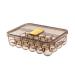 Healeved Box Egg Carton Refrigerator Eggs Fridge Egg Dispenser Fridge Egg Holder Egg Holders re-usable