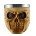 Skull Foam Bowl Stainless Steel Shaving Bowl Foaming Soap Bowl Men's Facial Cleansing Skull Beard Soap Foam Bowl Facial Hair Beard Brush Mug Skull
