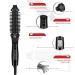 Buy Dual Voltage Curling Iron Brush - Foldable Tourmaline Ceramic Ionic Hair Hot Brush (1 in) | Anti-Scald International Shipping Available - Buy Online on SooperMarket.com