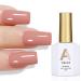 AILLSA Nude Gel Nail Polish 15 ML Color Gel Polish Red Nude Gel Nail Varnish Soak Off UV/LED Nail Lamp Autumn & Winter Color Nail Polish Salon & Home Use Nature Nude