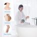 VANZAVANZU Large Luffa Bath Sponge Set of 4 - 80g Mesh Pouf Body Scrubber for Women & Men (Blue-Gray) - International Shipping Available - Buy Online on SooperMarket.com