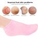 Silicone Gel Moisturizing Socks for Dry, Cracked Feet | Spa Foot Care Waterproof Socks | Fits US Size 6-9 | Pink - Buy Online on SooperMarket.com