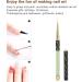 Manicure Liner Pen Nail Rhinestone Picker Dotting Pen Nail Art DIY Decoration Tool for Household Nail Shop (Green stripes (long pull cord)) - Buy Online on SooperMarket.com