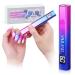 Saviland U V Lamps for Gel Nails Rechargeable & Visual Screen U V Light for Nails LED Nail Lamp Portable Mini Nail Dryer for Curing Gel Nail Polish Nail Glue USB Nail Art for DIY Manicure (12W) 02-multi-colored Mini U V Light