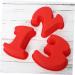 MAGICLULU Silicone Ice Cream Mold 18 Pcs Celebrity 3D Chocolate Mold Silicone Letter Molds mediumx2pcs - Buy Online on SooperMarket.com