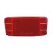 Bicycle reflector rear reflector for luggage carrier 50x110 mm STVZO red