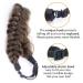 DIGUAN Messy Wide 2 Strands Synthetic Hair Braided Headband in Dark Brown - Classic Chunky Plaited Braids Hairpiece for Women and Girls - 62g/2.1 oz - Buy Online on SooperMarket.com