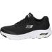 Skechers Women's Arch Fit Infinity Cool Sneakers - 43 EU Black Textile Synthetic with White Trim | International Shipping Available - Buy Online on SooperMarket.com